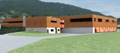 Construction d'un gymnase et d'un dojo à Viuz en Sallaz